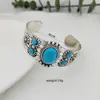 Pulseras Transfronterizas Europeas y Americanas, Flores y Hojas de Moda Exageradas, Versión Ancha, Pliegues Martillados, Pulseras de Exportación Personalizadas, Pulseras de Metal