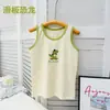 Camisetas Regata de Algodão Puro para Meninas, Camisetas Básicas Internas para Crianças, Pijamas Sem Manga Respiráveis para Meninos, Regatas para Meninos de Crianças Tamanhos Médio e Grande