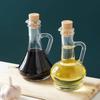 Pote de Óleo de Vidro Espesso Criativo Grau Alimentício Armazenamento de Cozinha Garrafa de Molho de Soja Estilo Europeu Garrafa de Condimento Doméstica Garrafa de Óleo Comestível Vinagre