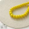 Cuentas esmaltadas naturales a juego, cuentas redondas, espaciador, bricolaje, hecho a mano, pulsera, collar, accesorios de joyería, cuentas sueltas