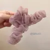 Grampo de Tubarão Grande de Acrílico de Alta Qualidade Acessório de Cabelo para Trás da Cabeça Presilha de Cabelo Cor Café Pegador Fosco Elegante