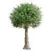 Árbol de Olivo Artificial Grande de Fibra de Vidrio para Plazas y Parques, Árbol Artificial para Escaparate Interior y Decoración de Paisajes