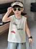 8243 Chaleco Delgado para Bebé Niños Tendencia Chaleco de Niño Verano Sin Mangas Niño Ropa Nueva de Verano Niños Pequeños