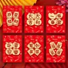 Nuevos de Gran Venta Ruixiang Año del Caballo 2026 30K Dorado Perlado Lámina de Oro Dorado Arcoíris Creativos Sobres Rojos para Año Nuevo al por Mayor