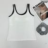 Chaleco Yingdai Pure Beauty Back Sling con Almohadilla para el Pecho de Una Pieza para Uso Interior y Exterior, Color en Contraste, Talla Extra, Combinable, Artículo Único