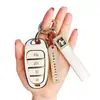 Adecuada para la última llave inteligente del Hyundai Tucson L, esta es una funda protectora de alta gama para la llave del coche Tucson de quinta generación, diseñada tanto para hombres como para mujeres