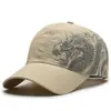 Gorra Protección Solar Transfronteriza para Mujer Estampado de Dragón Gorra Secado Rápido para Exteriores Poliéster en Stock Estilo Chino Gorra de Béisbol para Hombre