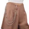 Joias Transfronteiriças Europeias e Americanas Nicho Retro Corrente de Alfinete Corrente de Cintura ins Hong Kong Cool Punk Hip-hop Corrente de Calça Fashion