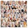 3000 Adesivos de Celebridades Coreanas Straykids Blackpink Seventeen Park Chae Young Coleção de Adesivos