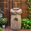 Pia de Lavar Mop para Pátio Externo Lavatório Pia de Varanda Pia de Mop para Jardim Externo Escultura em Pedra Artificial