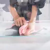 Veludo Coral Warp Dupla Face Duas Cores Espessado Sem Fiapos Multifuncional Toalha de Limpeza Doméstica Cozinha Banheiro Toalha de Carro
