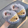 Pantuflas de Algodón de Invierno para Niños Capibara para Niños y Niñas Calientes con Felpa Adicional Peludas para el Hogar Lindas Antideslizantes Zapatos de Algodón para Bebé