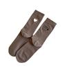 Calcetines AB Calcetines de Otoño e Invierno para Mujer Nuevos Calcetines de Media Caña Amor Bordado Calcetines de Algodón Personalizados Calcetines Apilados para Niñas Medias con Letras