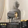 Soporte para secador de pelo con ventosa, soporte de pared para secador de pelo para baño, soporte para secador de pelo con enrollacables, gadget de almacenamiento para el hogar