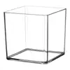Caja de Almacenamiento Transparente, Caja Cuadrada, Contenedor Cuadrado a Prueba de Fugas, Caja Cuadrada de Acrílico Resistente a Roturas para Plantas, Contenedor Espeso para Plantas Verdes
