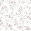 Papel Tapiz Pequeño Floral B&B Habitación de Niños Dormitorio Fondo Papel Tapiz Pastoral Americano Rosa Rosa Tiro Pared Cubierta