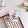 Gomita para el Cabello de Caramelo Rellena de Algodón a Cuadros Estilo Coreano, Diadema de Tela Linda para Niñas, Alta Elasticidad, Suave con el Cabello, Accesorio para el Cabello