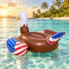 Ventas Directas de Fábrica Personalización al por Mayor Material de PVC Fácil de Almacenar Forma de Águila Juguete Inflable para Jugar con Agua Montura