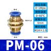 Conector Rápido para Válvula Borboleta Tipo Tubulação Lsa Válvula Borboleta Reta PM Conexão para Tubo HVFF Conector PPF Pneumático