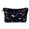 Bolsa de cosméticos con estampado 'Nuevo Mundo Oceánico' transfronteriza, para guardar a mano, perezosa, portátil, bolsa de viaje, bolsa de aseo