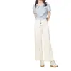 [En Stock] Camisa a Cuadros Ajustada Nuevo Estilo Top para Mujer con Lazo Versátil Manga Abullonada Manga Corta