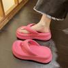 Sandalias y Chanclas de Playa para Mujer para Verano Ropa de Exterior Antideslizantes 2024 Nuevo Estilo Chanclas de Suela Gruesa para Viajes a Sanya para Mujer