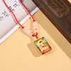 Colgante Bodhisattva Buda Thangka de Tíbet Joyería Étnica Colgante Collar de Cristal Colgante Amuleto de la Paz al por Mayor Stock Disponible