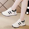 Zapatos Deportivos para Mujer, Superficie de Cuero con Forro de Terciopelo para Mantener Caliente, Nuevo Estilo Otoño 2025, Suela Gruesa, Antideslizantes, Zapatos Casuales Ligeros, Zapatos de Algodón para Mujer