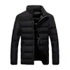 Comercio exterior otoño e invierno chaqueta deportiva de algodón engrosado para hombre, cárdigan de cuello alto, abrigo de algodón para exteriores, ropa exterior casual, ropa de algodón cálida al por mayor