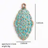 Europa y Estados Unidos más vendidos joyería retro de aleación colgante etiqueta de patrón irregular accesorios para colgante de collar DIY