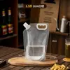 Bolsa de Nylon, Bolsa para Cerveja para Levar, Bolsa de Embalagem Transparente de Grande Capacidade, Bolsa de Embalagem Selada, Bolsa de Água para Exterior, Selo de Grau Alimentício