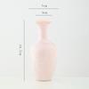 Vaso Cerámico Shumen Rosa Chino con Esmalte Cristalino Decoración para Sala de Estar Lujo Accesible Adornos de Alto Nivel para Arreglos Florales Hidropónicos