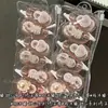 Cinta correctora con forma de corazón de cinta temática naranja, Alta calidad, Específica para estudiantes, Cinta correctora 3D pequeña