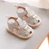 Sandalias de Nuevo Estilo para Bebés de 6 a 12 Meses, Punta Cerrada con Diseño de Dibujos Animados, Zapatos para Niños Pequeños para Niños y Niñas, Bebés y Niños Pequeños