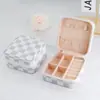 Nueva Caja de Joyería con Estampado de Leopardo Transfronteriza Portátil para Viaje Caja de Almacenamiento para Aretes Pendientes Collar Anillo Caja de Joyería