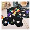 Tarjeta de Rascar Arcoíris Máscara de Animal DIY Fiesta Decoración Facial con Bolígrafo de Bambú Estéreo