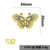 Boutique direto da fábrica estilo chinês forma de borboleta fundo todo em cobre botões estilo nacional acessórios de vestuário estilo chinês