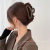 Pasador de alta calidad para mujer, clip de moda en internet, clip para la parte trasera de la cabeza, pinza de tiburón grande, pasador para recogido nuevo 2023, tocado