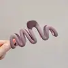 Grampo de Cabelo com Textura de Strass Francês, Versátil para Rabo de Cavalo Alto, Prendedor Shark Doce, Pequeno Grampo de Cabelo de Alta Qualidade para Festa de Estudantes