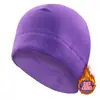 Gorra de Ciclismo para Exteriores, Gorra de Terciopelo Oli a Prueba de Frío para Otoño e Invierno, Gorra de Doble Capa Engrosada a Prueba de Viento, Gorra de Punto Unisex