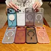 Aplicable para funda de teléfono iPhone 18 Pro Max botones metálicos de lunares Apple 17 cubierta protectora magnética semitransparente transfronterizo