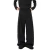 Calça Social Masculina Verão 2026 Nova Cleanfit Americana High Street Estilo Nicho Calça Longa Bordado Tendência Unissex