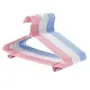 Perchero de ropa para el hogar antideslizante, sin costuras, de cobertura total, perchero de hierro forjado engrosado, perchero multifuncional con ganchos, perchero con recubrimiento de plástico