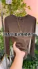 Elegante Camiseta de Manga Larga con Cuello Redondo de Color Sólido y Textura Acanalada para Mujer, Estilo Primavera y Otoño 2025, Capa Base Ajustada, Top Elegante