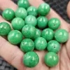 Jade Jade Seco Verde Redondo Contas de Jade Soltas Fundo Branco Verde Sol Pulseira Colar Acessórios de Joias Contas de Jade Artesanais Atacado