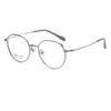 Anteojos de Moda de Altura Lateral Ancha Número Miopía Marco Moda para Hombres y Mujeres Titanio Puro Espejo Plano Moderno Retro Espejo Plano