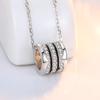 Collar de Plata de Ley S925 con Diseño de Cintura Delgada, Diseño de Nicho de Lujo Ligero, Cadena para Clavícula, Joyería de Plata de Moda de Verano para Mujeres con un Toque de Alta Gama