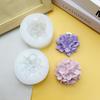 Molde de Silicona de Hortensia DIY Yeso de Aromaterapia Clip para Rejilla de Aire de Coche Piedra Difusora Colgante de Hortensia Mesa Decorativa