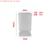 Vaso Cuadrado Grueso para Helado para Restaurante Base Colorida Vaso para Bebidas Jugo Agua con Burbujas Tienda de Té con Leche Vaso para Postres
