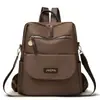 Mochila de hombro doble de tela Oxford para mujer 2026 nuevo estilo moderna gran capacidad cuero suave mochila para estudiantes mochila para viajes al aire libre